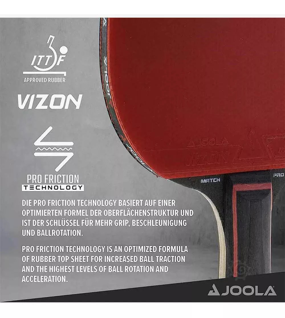 Kit Tenis de Mesa JOOLA Duo Set Pro Raquetes Bolas e Capa