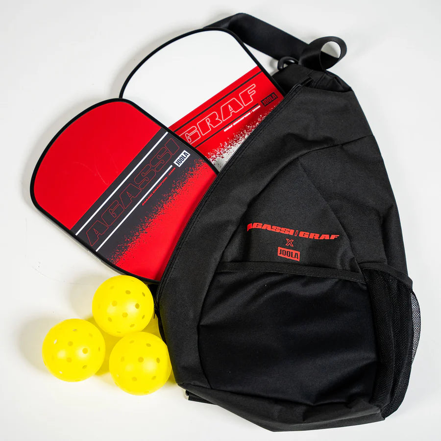 Kit Raquete De Pickleball Joola + Bolsa + Bolinhas Agassi