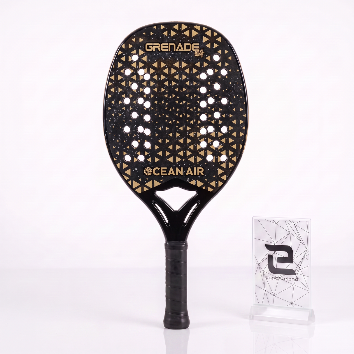 Raquete de Beach Tennis Ocean Air Grenade 5.0 3K Carbono