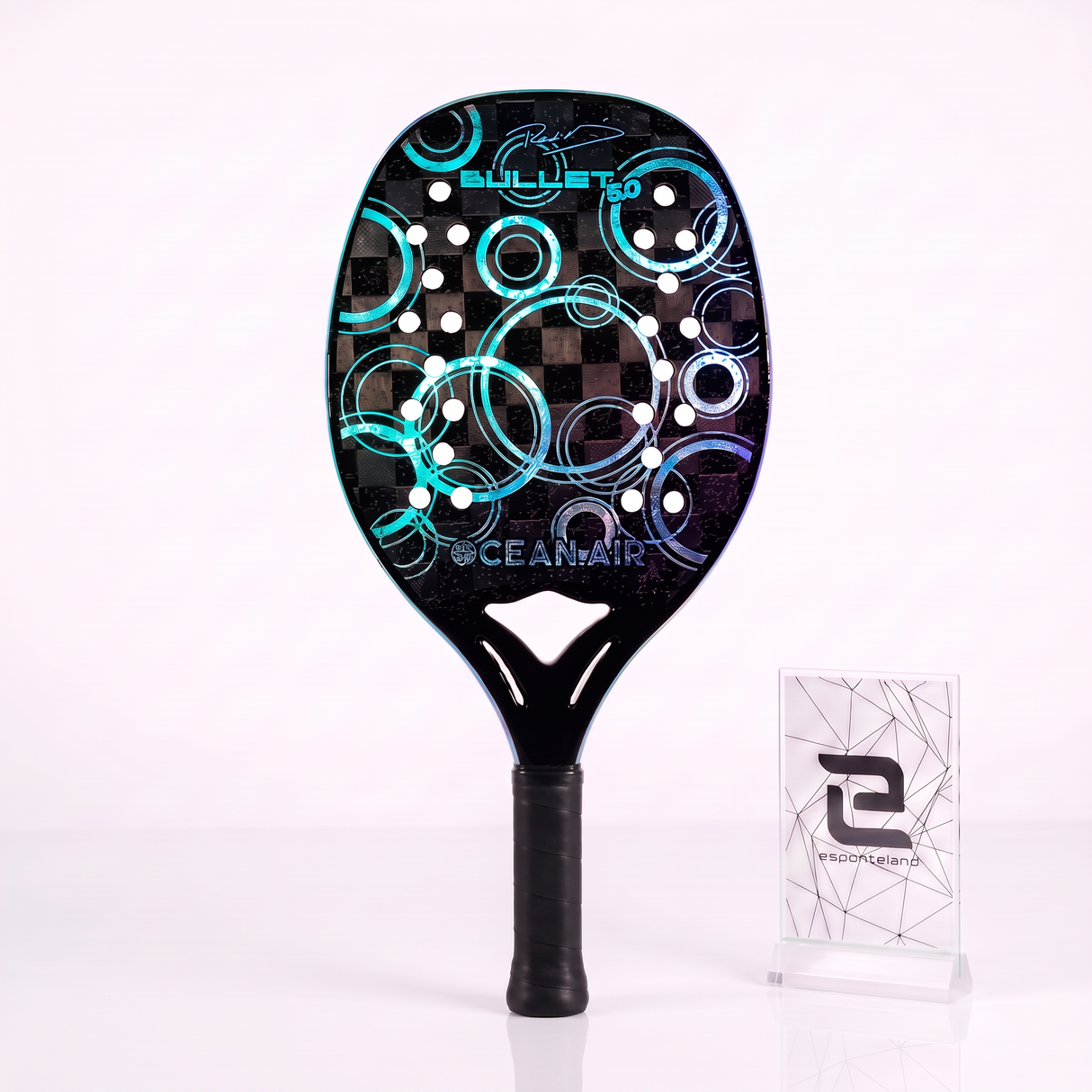 Raquete de Beach Tennis Ocean Air Bullet 5.0 Perfomance