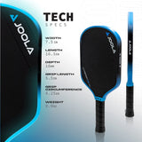 Raquete de Pickleball Joola Hyperion 3S Simone Jardim 16mm