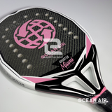 RAQUETE DE BEACH TENNIS OCEAN AIR GHOST 5.0 MIAMI ED KEVLAR