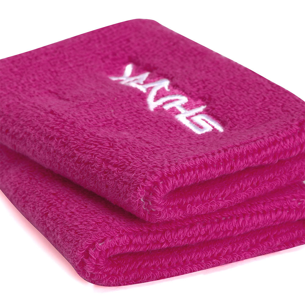 Munhequeira Shark Atoalhada Alta Absorção de Suor Cor Rosa