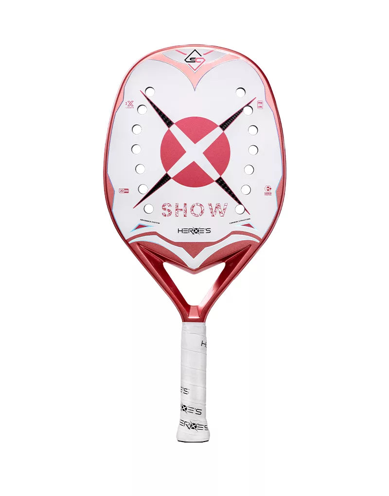 Raquete de Beach Tennis Heroes Show Sophia Chow Carbono 3K