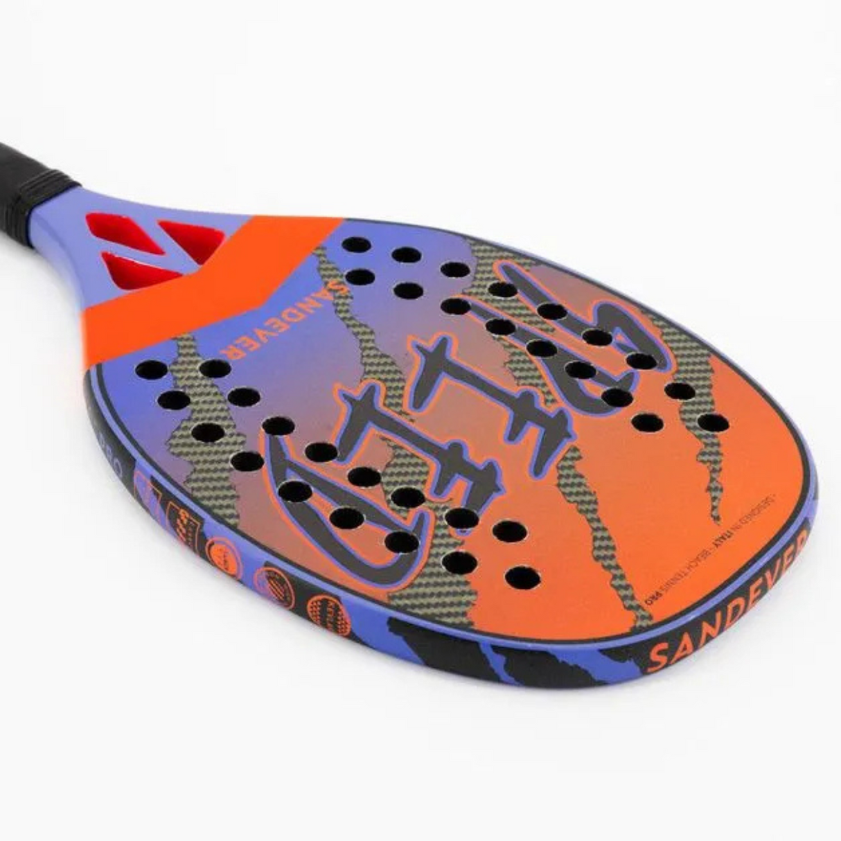 Raquete de Beach Tennis Sandever Speed Btr 990 Carbon Kevlar