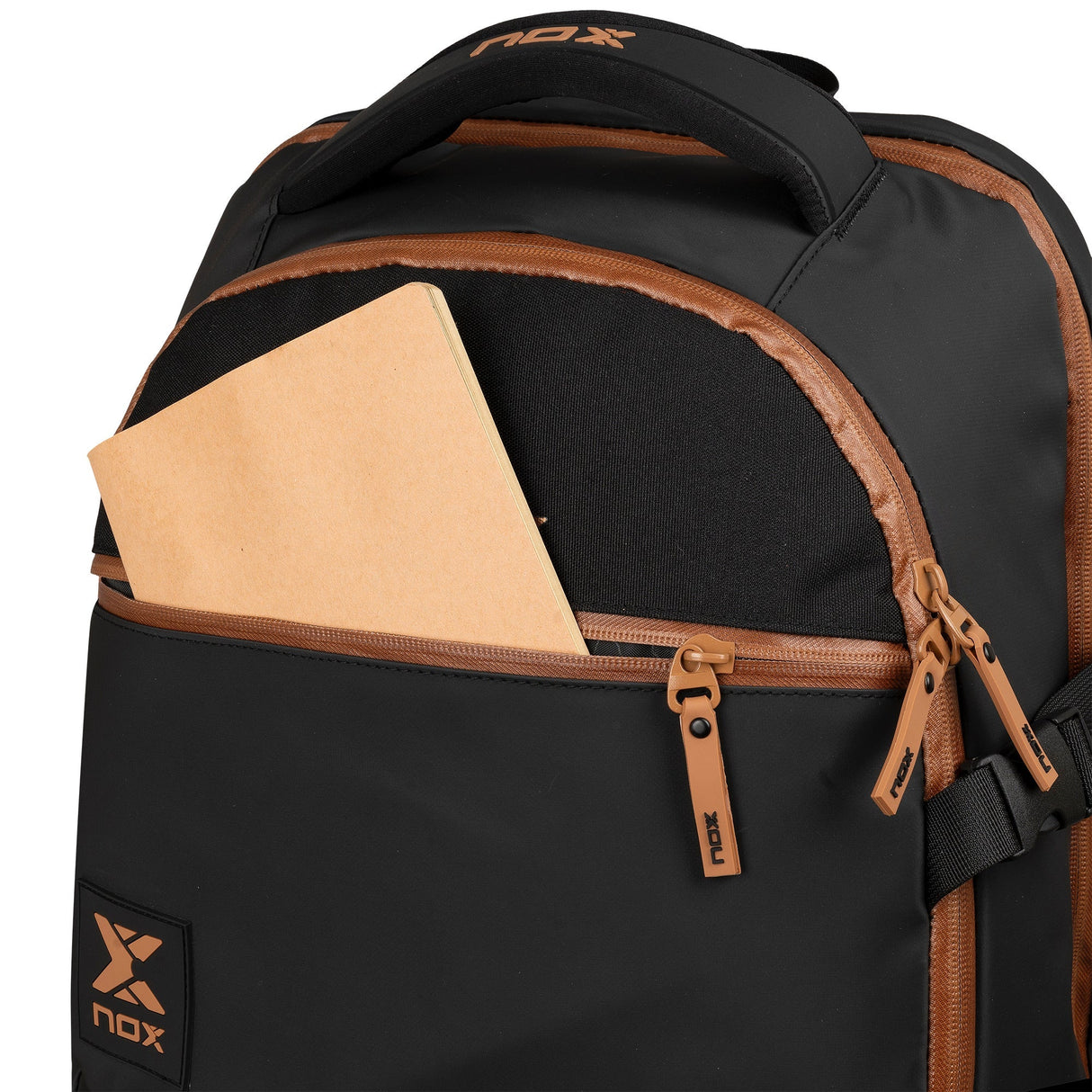MOCHILA RAQUETEIRA BEACH TENNIS PADEL OPEN SERIES NOX MARROM