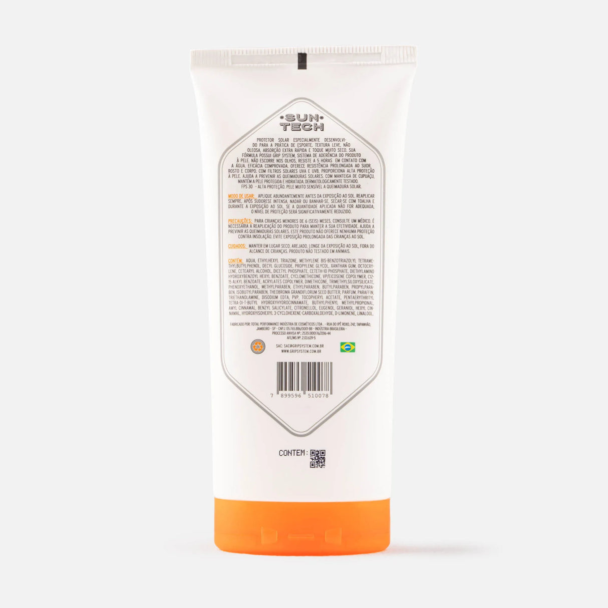 PROTETOR SOLAR SUNTECH ESPORTIVO RESISTE A ÁGUA FPS30 180g