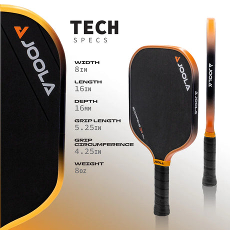 Raquete de Pickleball JOOLA Scorpeus Collin Johns 3S 16MM
