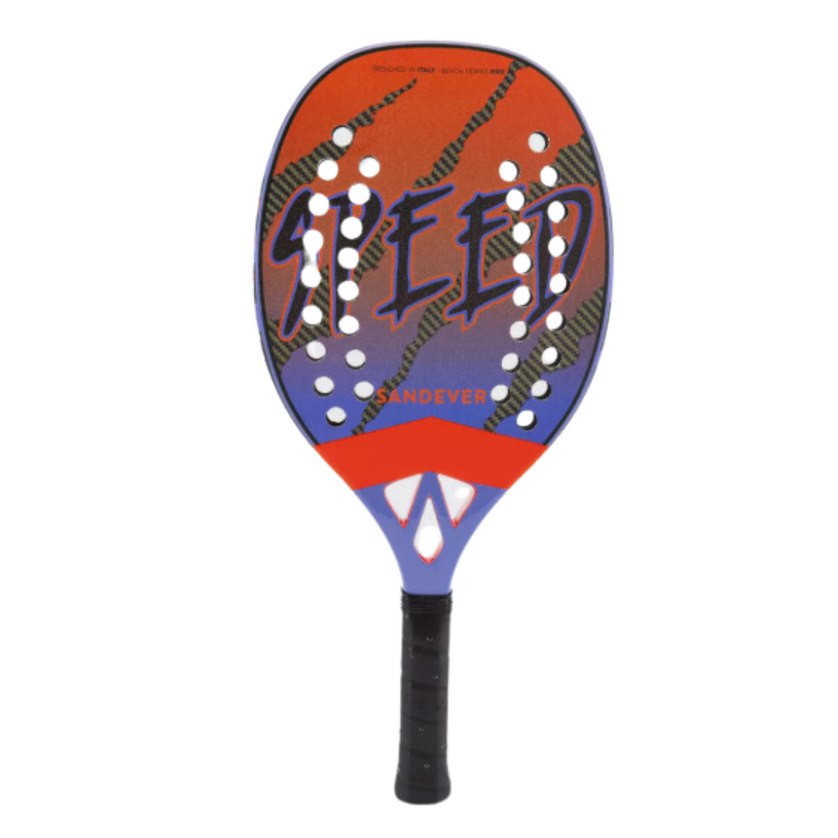 Raquete de Beach Tennis Sandever Speed Btr 990 Carbon Kevlar