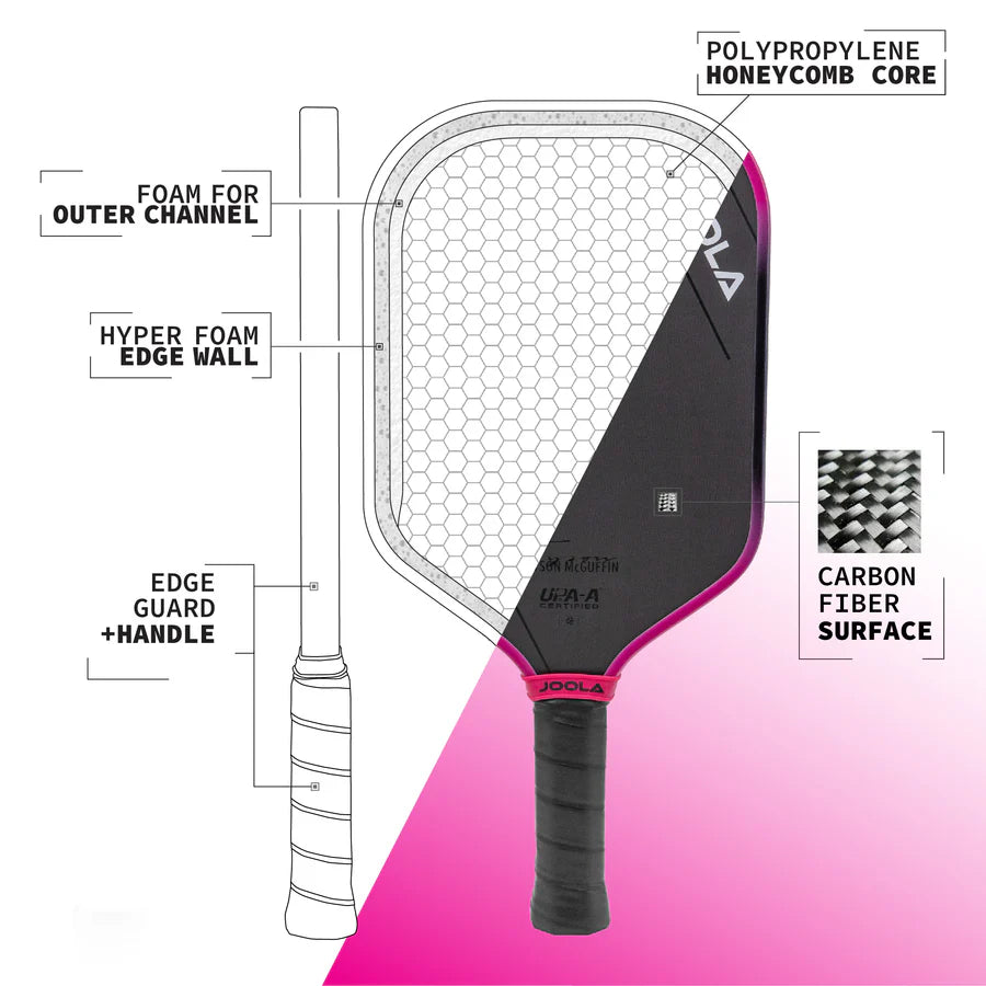 Raquete de Pickleball JOOLA Magnus Tyson McGuffin 3S 16MM