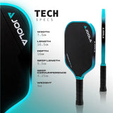 Raquete de Pickleball Joola Ben Johns Perseus 3S 16mm Upaa