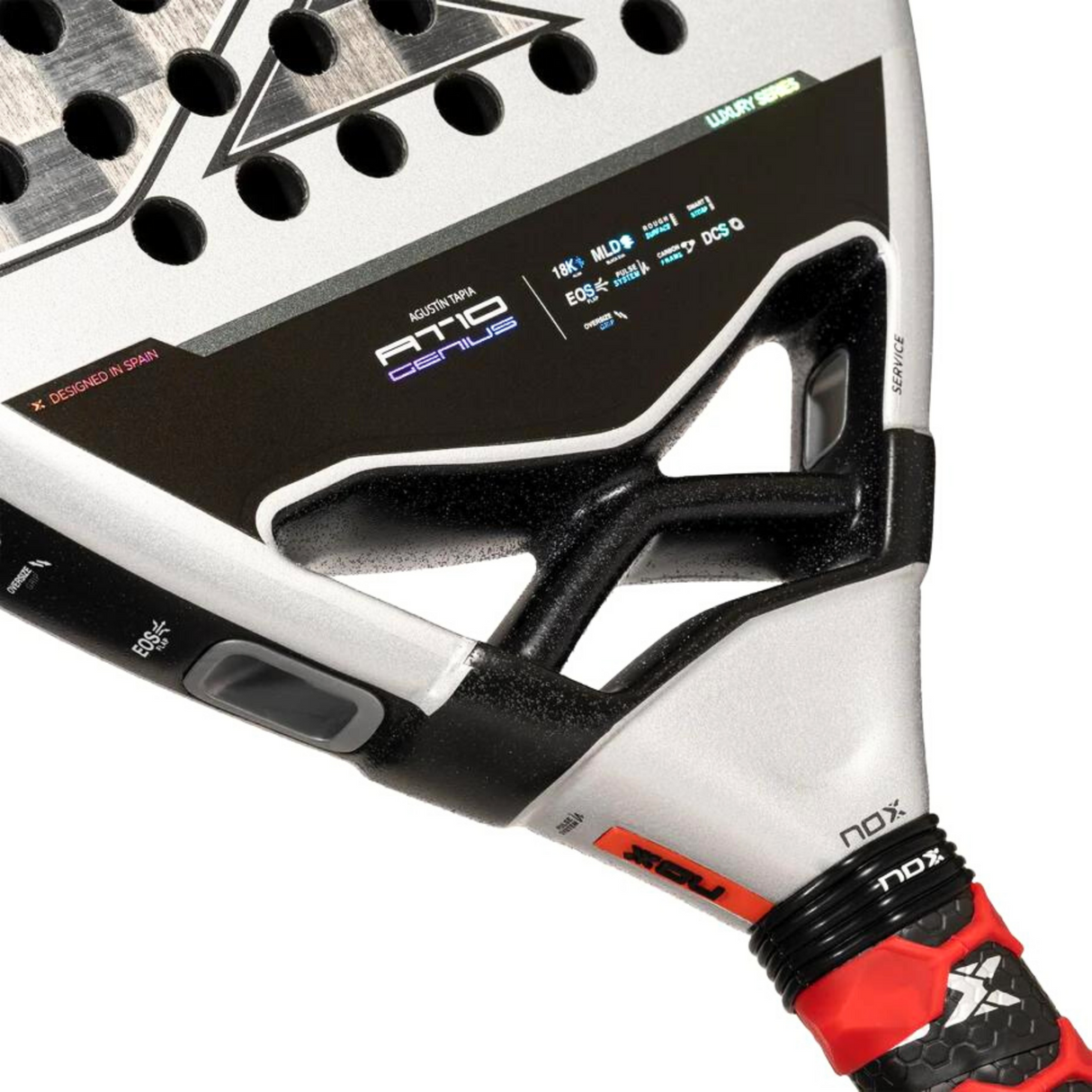 Raquete de Padel AT10 GENIUS 18K Alum 2024 NOX