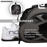 RAQUETEIRA BEACH TENNIS PADEL AT10 TEAM CINZA PRETO NOX NOVA