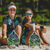Raquete de Beach Tennis Sandever Control Carbono 12K Verde