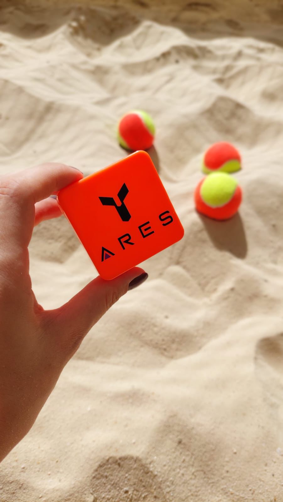 Protetor Raquete de Beach Tennis Ares 20mm 3M Face e Cabeça