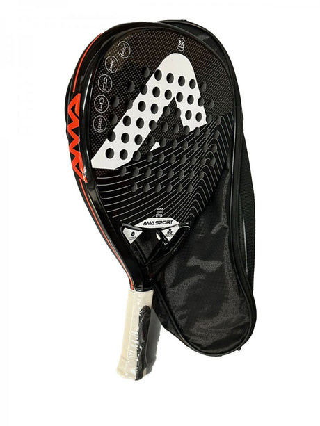 RAQUETE DE PADEL Amasport Pro Carbon Eva Soft 3k