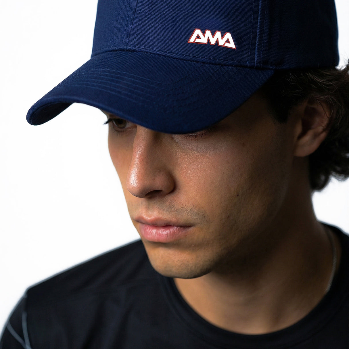 Bone Amasport Beach Tennis Casual 100% Algodão Azul Marinho