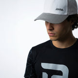Bone Amasport Beach Tennis Casual 100% Algodão Branco Cinza