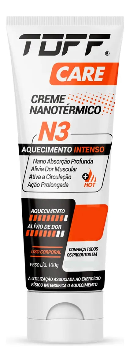 Toff Creme Nanotérmico N3 Alivio Muscular Ativa Circulação