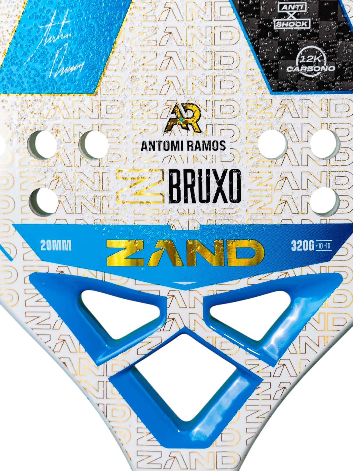 Raquete de Beach Tennis Zand Z Bruxo White Antomi Ramos 2025