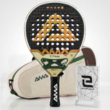 Raquete de Padel AMA Sport - Linha Euro Pro Titan