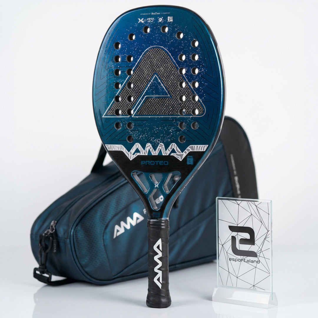 Raquete de Beach Tennis Proteo Ama Amasport Carbono 3K 2026