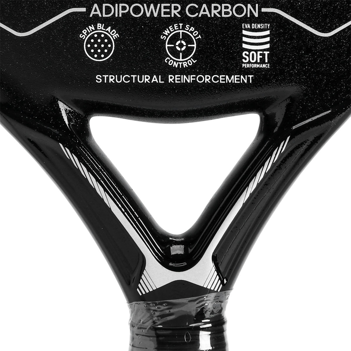 Raquete de Beach Tennis Adidas Adipower W H34 Preta/Vermelha