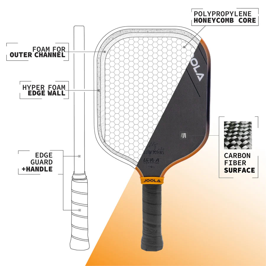 Raquete de Pickleball JOOLA Scorpeus Collin Johns 3S 16MM