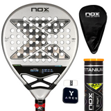 Raquete de Padel AT10 GENIUS 18K Alum 2024 NOX