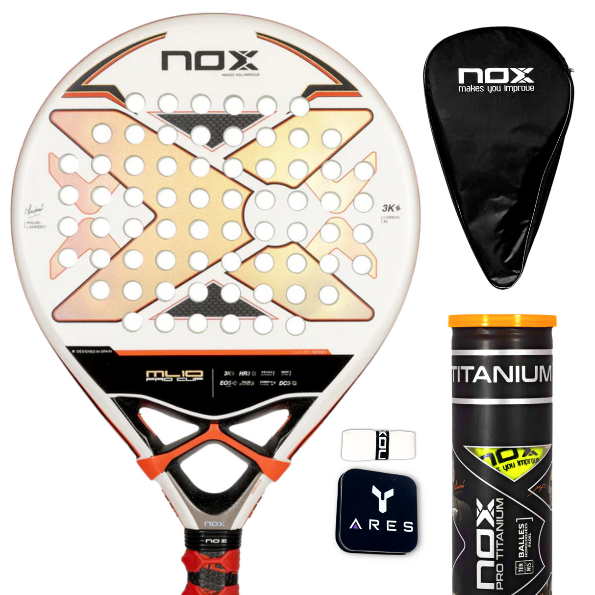 Raquete de Padel ML10 PRO CUP 3K 2024 NOX
