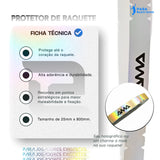 Protetor de Raquete Amasport Edge Tape - Dourado e Preto