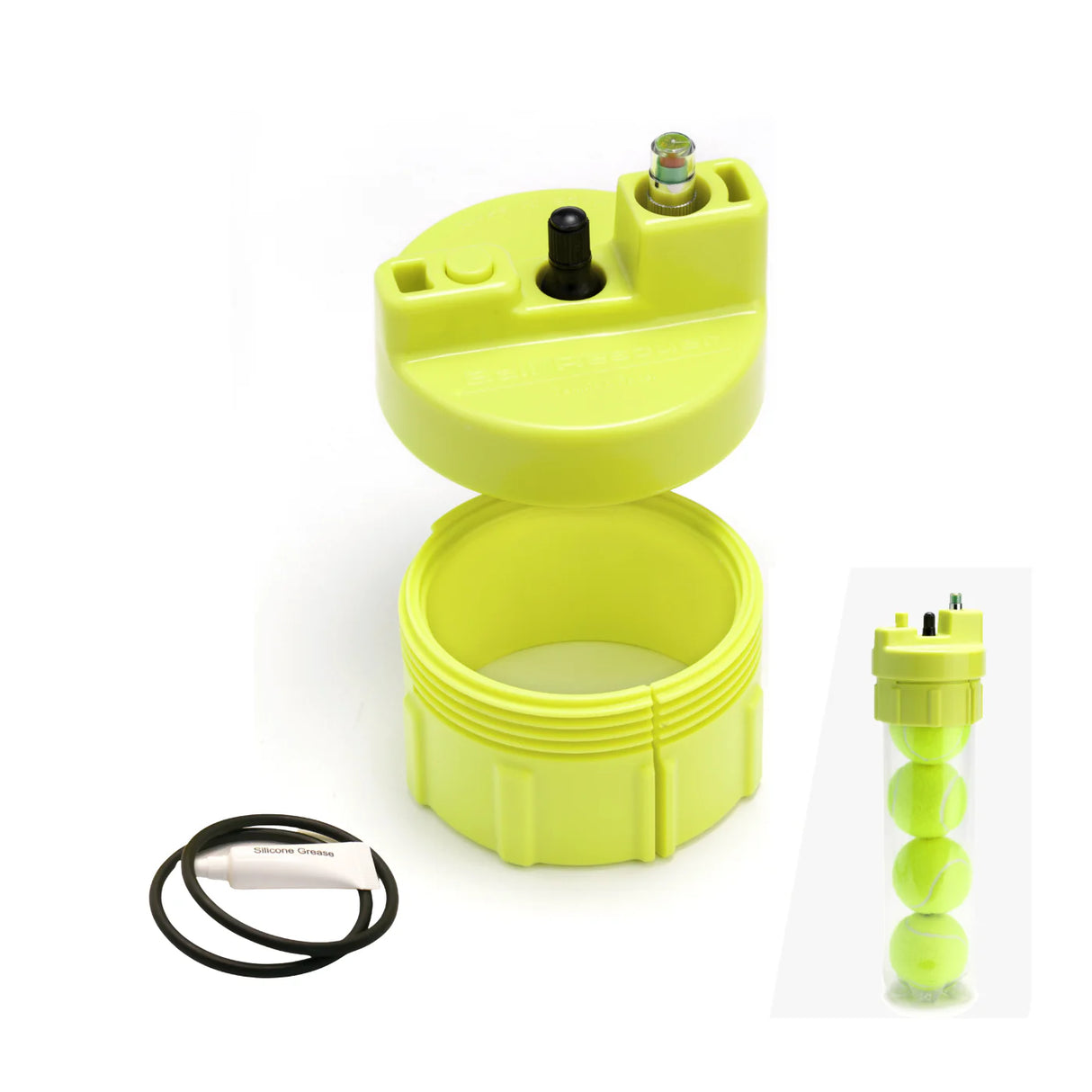 Pressurizador de Bolas de Padel +Tubo Head Pro +Bomba de ar
