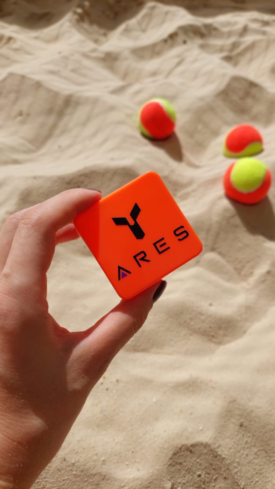 Protetor Raquete de Beach Tennis Ares 22mm 3M Face e Cabeça