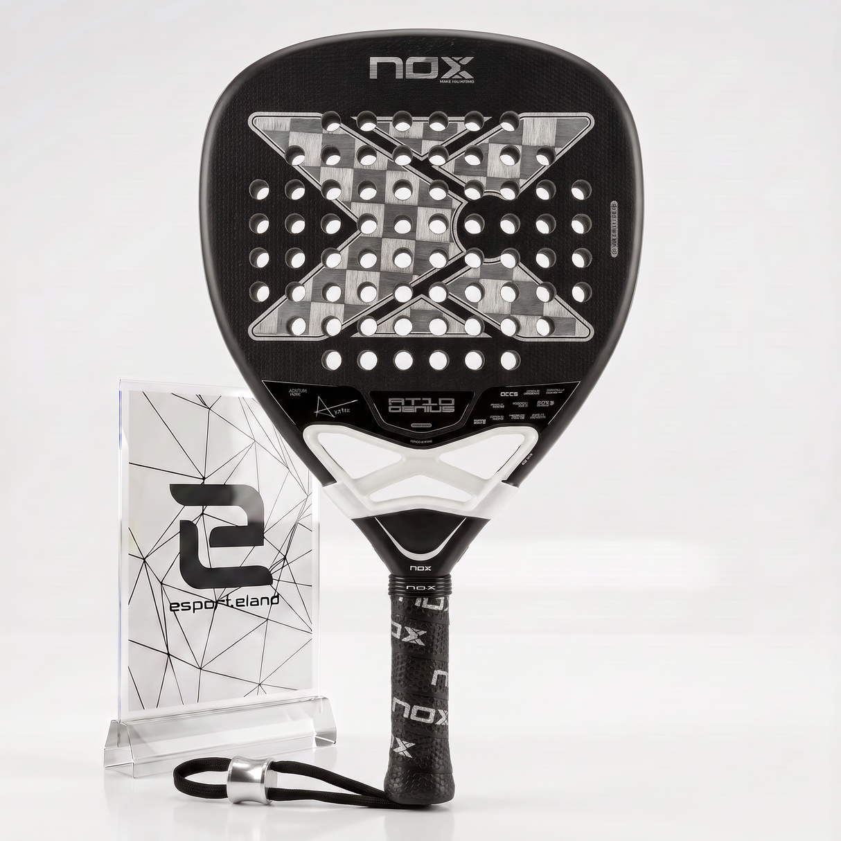 Raquete De Padel Nox At10 Genius Attack 18k Alum Tapia 2026