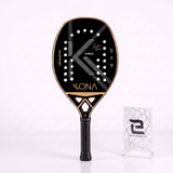 Raquete de Beach Tennis Kona Kvalo 2025 Baran 3K +Tratamento