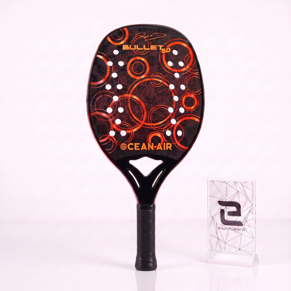 Raquete de Beach Tennis Ocean Air Bullet 5.0 Vinotinto