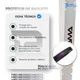 Protetor de Raquete Amasport Edge Tape - Preto e Roxo